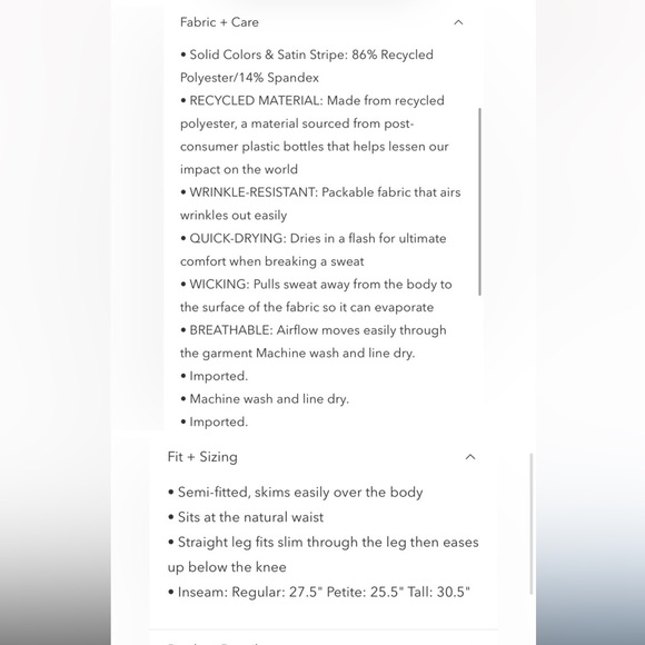 NWT-Athleta Black Endless Pant, Size 4/P, 4, 2/T, 10, 8 - Picture 6 of 10